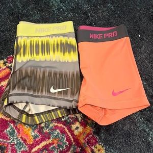 Nike Pro Spandex Shorts Bundle